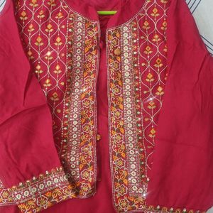 Kurti With Jecket Dress