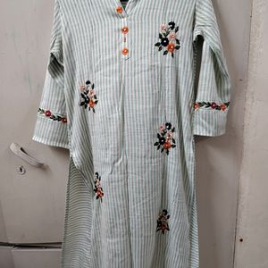 COTTON EMBROIDERED KURTI