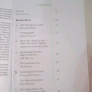 Class 11th English Textbook