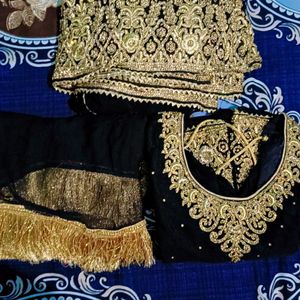 Black Gharara Suit