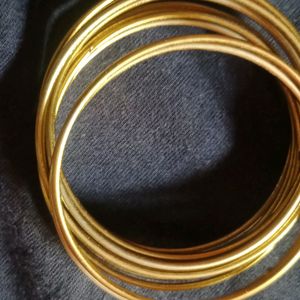 Plain Golden Bangles