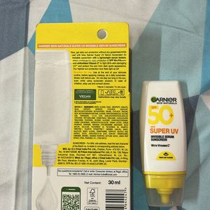 Garnier Supe UV Invisible Serum Sunscreen