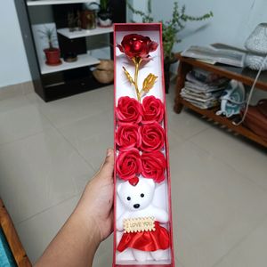 Teddy And Rose Gift Item