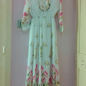 printed long kurti