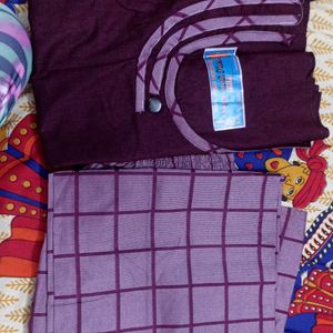 Unstich Kurti With Stitch Palazzo(no Duppata)