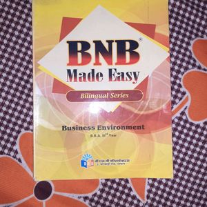 BNB Business Environment 3rd Year