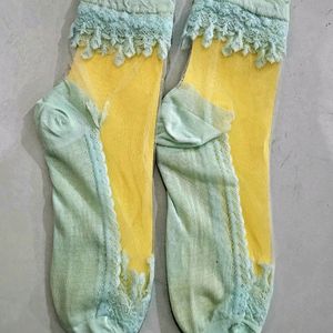 Elegant Women Net Socks 3 Pairs