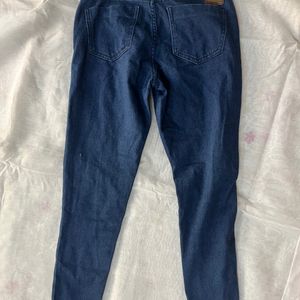 Blue Ankle Legth Jeans