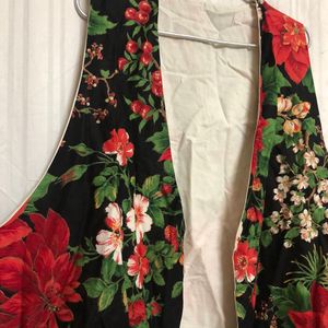 Multi Colour Floral Printed Vest