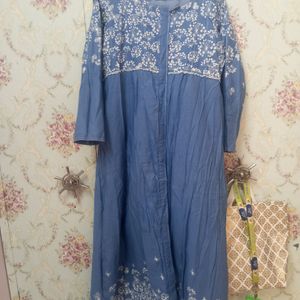 Denim Maxi Styl Dress