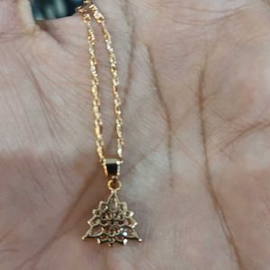 1gm Gold Chain With Beautiful Pendant