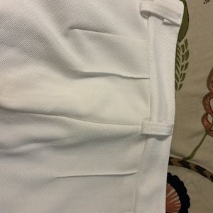 White Office And Casual Wear Trouser