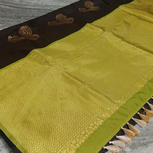 New Litchi Silk Saree