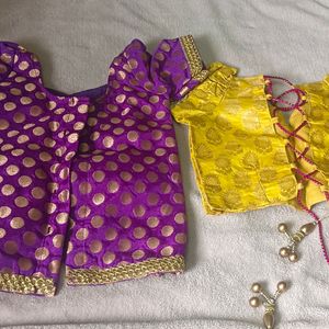 Stitched Blouse For Girls. Festive Wear