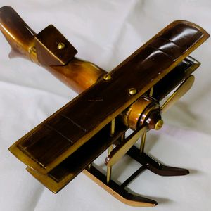 Brass Aeroplane Showpiece 🛩️✨