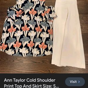 Ann Taylor Cold Shoulder Top