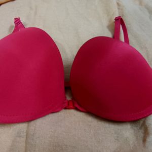 Front-closure Padded Underwired Push-up Bra