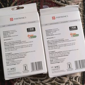 Two (2) PORTRONICS AMPBOX 10K