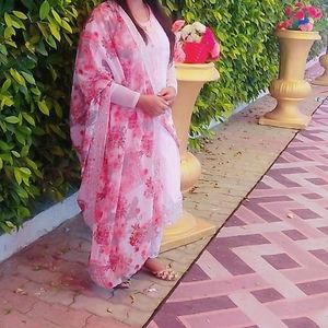 Beautiful Pink Palazzo Kurti Set 💓💓