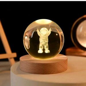 3d Crystal Ball Night Lamp