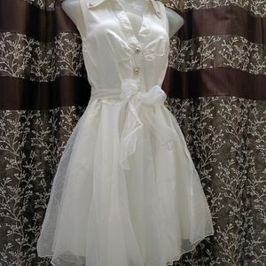 White Beautiful Frock