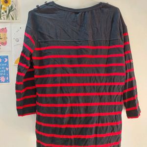 Max Fashion Women Striped T-Shirt