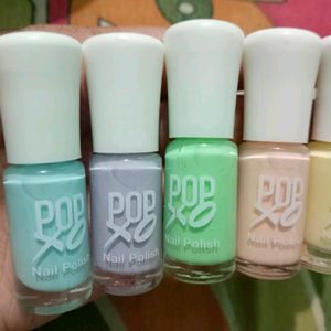 Combo Of 5 My Glamm Nail Paint