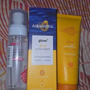 Aqualogica And Plum Skincare Combo