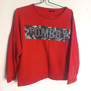 Tomboy Stylish Sweatshirt Top