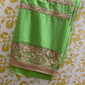 Green Saree