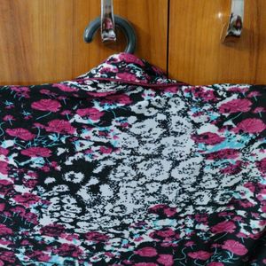 Printed Casual Shirt With Motifs Lace