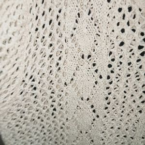 Cream Crochet Top 😁