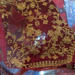 Bridal Maroon Designer Blouse For Women