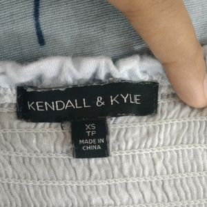 Kendall And Kylie Off Shoulder Top