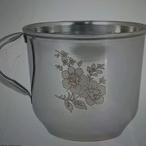 Stainless steel Royal Flower Design Coffee Tea Cup