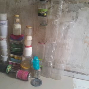 Plastic Jars To Store Masalas And More