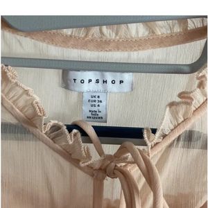 Beige formal Top