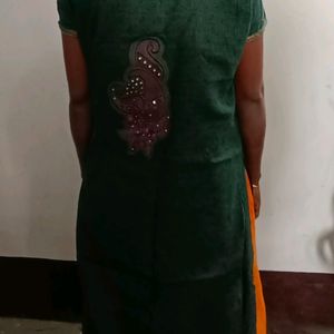 Green Festive Kurta