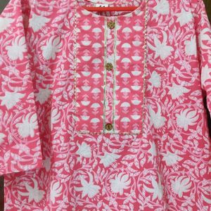 Pink Kurta  Set