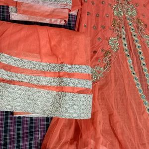 Indo Western Lhnga Choli & Dupatta