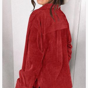 Women red Coloured Shacket Jacket