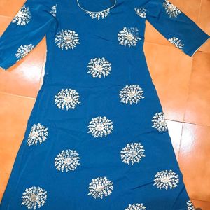 Festive Blue Kurta