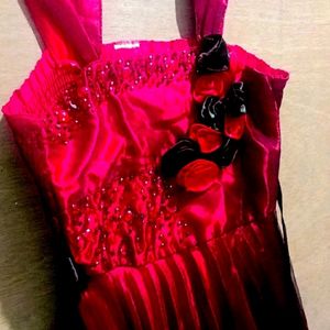 Red Party Gown