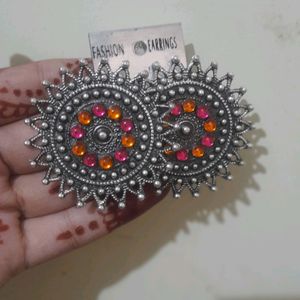 Set Of Earrings And Ring