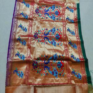 kathpadar paithani saree