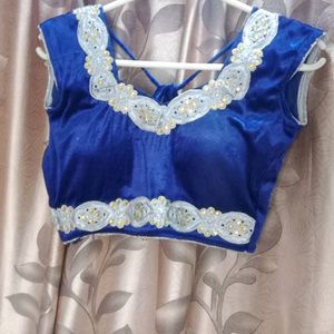 Beautiful Blue Velvet Lehanga 🤍💙