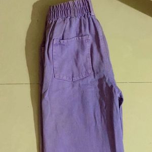 Lavender Denim Jeans