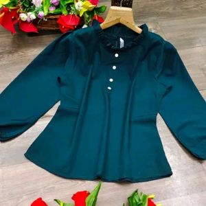 New Teal Blue (Rama) Colour Fancy Top 🎀♥️