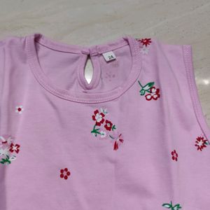 Brand New Girls Pure Cotton Frock..