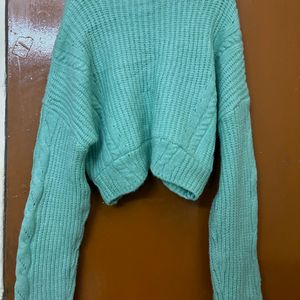 Korean Cosy Winter Cropped Sweater